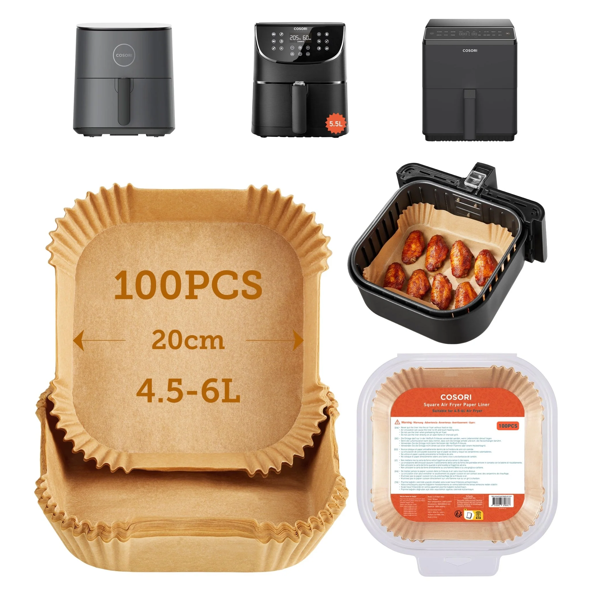 Heißluftfritteuse Zubehör von COSORI